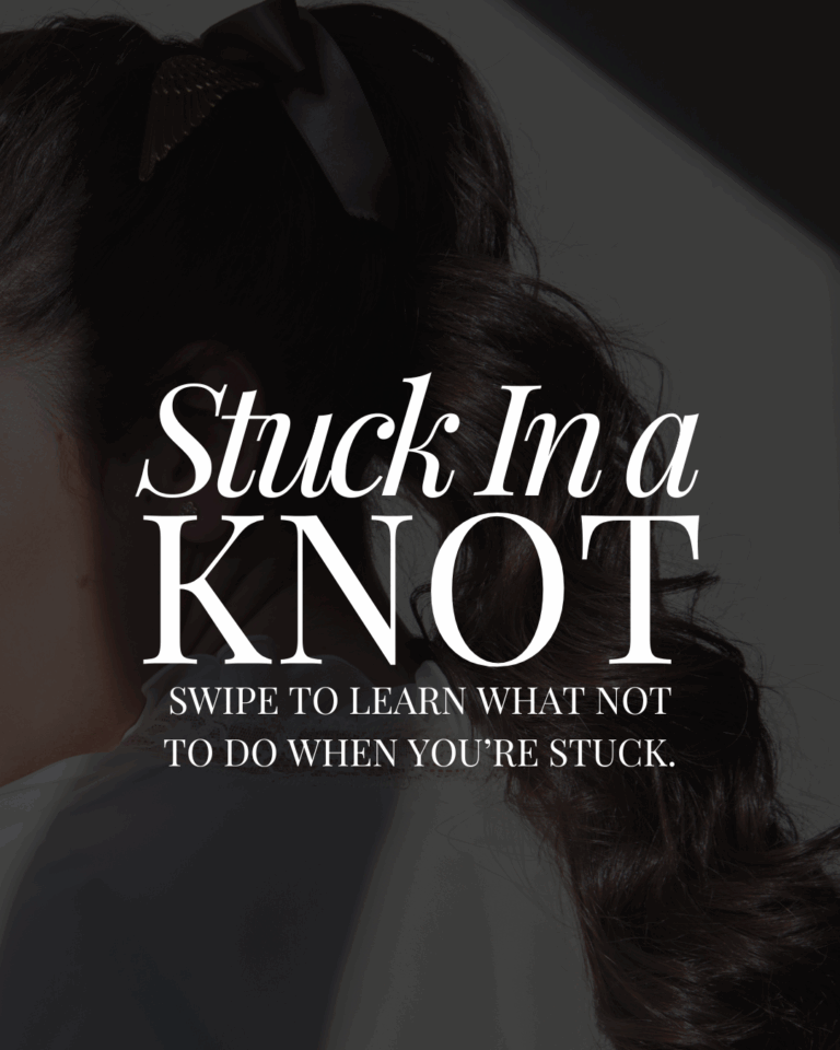 How to Safely Remove Hair Knots & Tangles (Without Cutting!) – Expert Tips from Axis Hair Salon in Vancouver